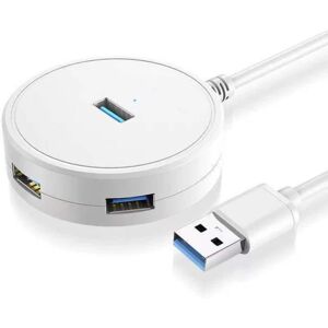 USB 3.0 Hub 4 Porte 100CMWHITE HVID 100cmWhite