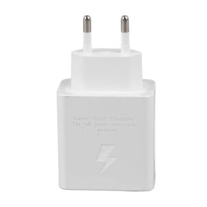 65W USB C Telefonoplader Dual Type C Enkelte USB-porte EU-stik 100‑240V Universal USB C-vægoplader til bærbare telefoner