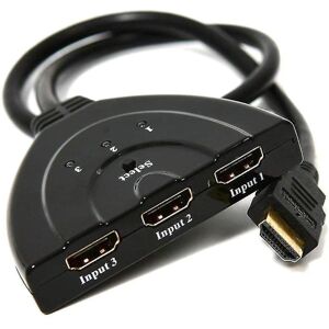 3-ports HDMI splitter kabel 1080p multi switch switcher splitter vælger hub boks