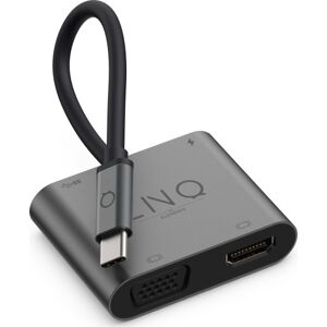 Linq 4-I-1 Usb-C Multiport Hub, Space Grey