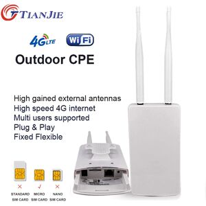 TIANJIE ? CPE905 routeur 4G intelligent  etanche  150Mbps  point d'acces pour la maison  RJ45  WAN