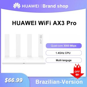 Huawei Routeur WIFI 6 Plus  3000Mbps  multi-utilisateurs  sans fil  6 + 2.4GHz 5GHz  pour touristes