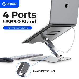 ORICO Support pour Ordinateur Portable USB 3.0 Hub pour Ordinateur Portable  Bureau à Domicile