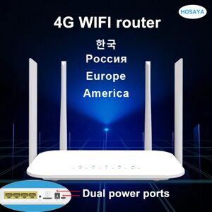 HOSAYA Routeur Wi-Fi sans fil 4G CPE  carte Epicard  point d'accès CAT4  32 utilisateurs  WAN LAN RJ45