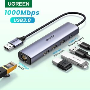 UGREEN ? adaptateur Ethernet USB 3.0 2.0 vers RJ45 HUB  pour ordinateur  decodeur Xiaomi Mi Box 3/S