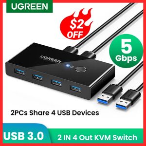 Ugreen ? commutateur KVM USB 3.0/2.0  pour clavier  souris et imprimante windows 10  2 pieces  4