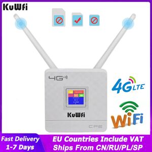 KuWFi-Routeur WiFi 4G sans fil 150Mbps  avec emplacement pour carte EpiCard et RJ45  divulguer