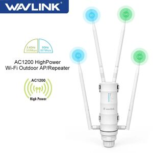 Wavlink – Routeur amplificateur de wifi extérieur  répéteur POE double bande sans fil  avec point