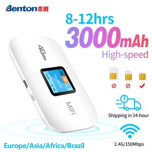 Benton-Routeur WiFi 4G LTE sans fil portable  modem de déverrouillage  mini point d'accès extérieur