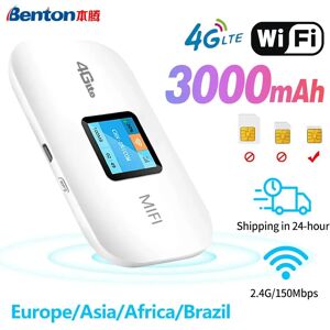 Benton-Routeur WiFi 4G LTE sans fil portable  modem de deverrouillage  mini point d'acces exterieur