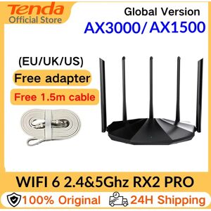 Tenda-Routeur/repeteur sans fil Wi-Fi 6 AX3000/AC12000  2.4/5GHz  Gigabit  booster pour extension de