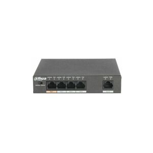 PFS3005-4ET-60 Switch 3 Ports PoE + 1 Port Hi-PoE + 1 Port 10/100Mbps 60W - Noir - Dahua - Publicité