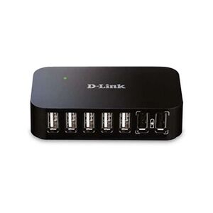 D-Link Systems D-Link DUB H7 - Concentrateur (hub) - 7 x USB 2.0 - de bureau - Publicité