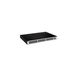 D-Link Web Smart DGS-1210-48 - Commutateur - Géré - 48 x 10/100/1000 + 4 x SFP partagé - de bureau - Publicité