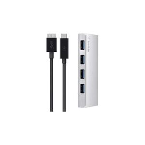 Belkin - Commutateur de partage des périphériques USB - 4 x SuperSpeed USB 3.0 - de bureau - Publicité