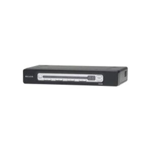 Belkin OmniView PRO3 USB & PS/2 4-Port KVM Switch - Commutateur KVM - 4 x KVM port(s) - de bureau - Publicité