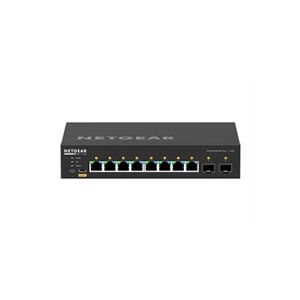 Netgear M4250-8G2XF-PoE+ - Commutateur - C3 - Géré - 8 x 10/100/1000 (8 PoE+) + 2 x 10 Gigabit SFP+ - flux d'air côte à côte - Montable sur rack - PoE+ (220 - Publicité