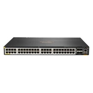 HP E Aruba 6300M - Commutateur - C3 - Géré - 48 x 100/1000/2.5G/5G (PoE+) + 4 x 1 Gigabit / 10 Gigabit / 25 Gigabit / 50 Gigabit SFP56 (liaison - Publicité