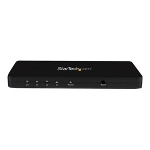 StarTech.com Répartiteur vidéo HDMI 4k à 4 ports - Splitter HDMI 1 x 4 avec boîtier en aluminium - 4k @ 30Hz - Commutateur vidéo/audio - 4 x HDMI - de bureau - pour P/N: ST121HDBT20L... Publicité