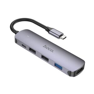 5 En 1 HUB Type C vers USB 3.0 2.0 Adaptateur PD60W Dock Pour Accessoires MacBook Pro HDMI-Compatible USB-C Splitte