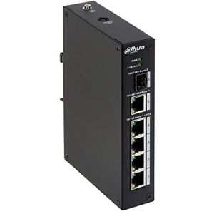 Dahua Technology PFL2106-4ET-96 commutateur réseau Fast Ethernet (10/100) Connexion Ethernet, supportant l'alimentation Via ce Port (PoE) Noir - Publicité