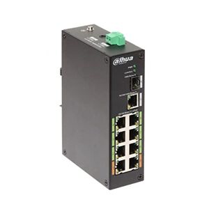 Dahua Technology DH-LR2110-8ET-120 Géré L2 Fast Ethernet (10/100) Connexion Ethernet, supportant l'alimentation Via ce Port (PoE) Noir - Publicité
