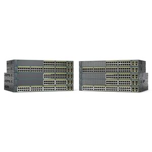 Cisco Systems Catalyst WS-C2960+24PC-S commutateur réseau Géré L2 Fast Ethernet (10/100) Connexion Ethernet, supportant l'alimentation Via ce Port (PoE) Noir - Publicité