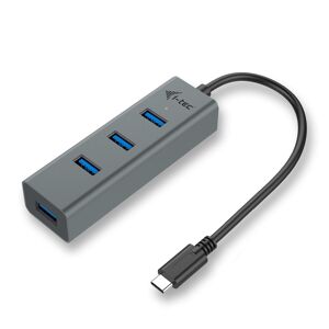 i-tec Metal USB-C HUB 4 Port Noir