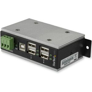 StarTech.com Multiprise USB 2.0 industrielle à 4 ports avec protection électrostatique (ESD) 15 kV