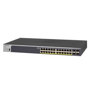 Netgear GS728TPP Géré L2/L3/L4 Gigabit Ethernet (10/100/1000) Connexion Ethernet, supportant l'alimentation via ce port (PoE) 1U Noir