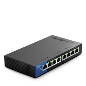 Linksys Switch 8 ports Gigabit Business à poser sur bureau (LGS108) Blanc