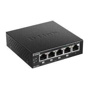 D-Link DGS-1005P Non-gere L2 Gigabit Ethernet (10/100/1000) Connexion Ethernet, supportant l'alimentation via ce port (PoE) Noir