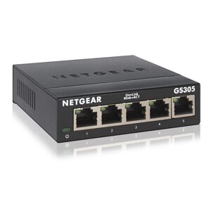 Netgear GS305 Non-géré L2 Gigabit Ethernet (10/100/1000) Noir Blanc - Publicité