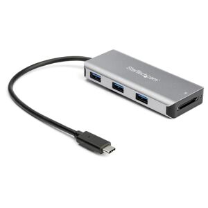 StarTech.com Hub USB-C à 3 Ports avec Lecteur de Carte SD - 3 x USB-A & 1 x Slot SD - Mini Hub USB 3.2 Gen 2 (10Gbps) Type C pour PC Portable - Ali...