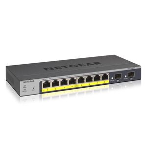 Netgear GS110TP Gere L2/L3/L4 Gigabit Ethernet (10/100/1000) Connexion Ethernet, supportant l'alimentation via ce port (PoE) Gris