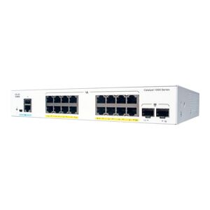 Cisco Systems Catalyst C1000-16FP-2G-L commutateur réseau Géré L2 Gigabit Ethernet (10/100/1000) Connexion Ethernet, supportant l'alimentation via ce port ...
