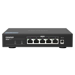 QNAP QSW-1105-5T commutateur réseau Non-géré Gigabit Ethernet (10/100/1000) Noir Noir