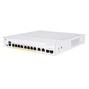 Cisco Systems CBS250-8P-E-2G-EU commutateur réseau Géré L2/L3 Gigabit Ethernet (10/100/1000) Argent