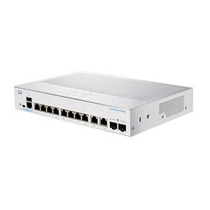 Cisco Systems CBS250-8T-E-2G-EU commutateur réseau Géré L2/L3 Gigabit Ethernet (10/100/1000) Argent