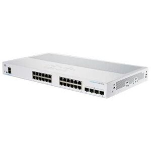 Cisco Systems CBS250-24T-4X-EU commutateur réseau Géré L2/L3 Gigabit Ethernet (10/100/1000) Argent Noir