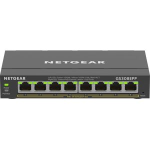 Netgear 8-Port Gigabit Ethernet High-Power PoE+ Plus Switch (GS308EPP) Géré L2/L3 Gigabit Ethernet (10/100/1000) Connexion Ethernet, supportant l'a...
