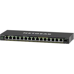 Netgear 16-Port High-Power PoE+ Gigabit Ethernet Plus Switch (231W) with 1 SFP port (GS316EPP) Géré Gigabit Ethernet (10/100/1000) Connexion Ethern...