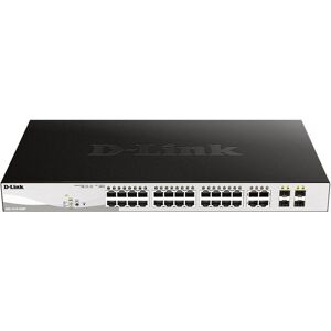 D-Link DGS-1210-28MP/E commutateur réseau Géré L2 Gigabit Ethernet (10/100/1000) Connexion Ethernet, supportant l'alimentation via ce port (PoE) 1U...