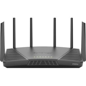 Synology RT6600ax Router WiFi6 1xWAN 3xGbE 1x2.5Gb routeur sans fil Tri-bande (2,4 GHz / 5 GHz / 5 GHz) Noir