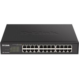 D-Link DGS-1100-24PV2 Gere L2 Gigabit Ethernet (10/100/1000) Connexion Ethernet, supportant l'alimentation via ce port (PoE) Noir