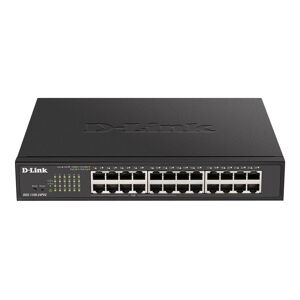 D-Link DGS-1100-24PV2 Géré L2 Gigabit Ethernet (10/100/1000) Connexion Ethernet, supportant l'alimentation via ce port (PoE) Noir