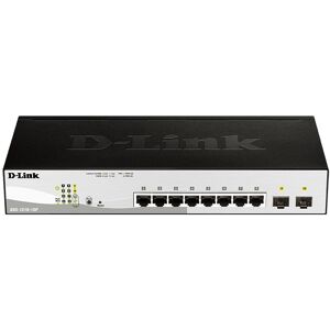 D-Link DGS-1210-10P Gere L2 Gigabit Ethernet (10/100/1000) Connexion Ethernet, supportant l'alimentation via ce port (PoE) 1U Noir