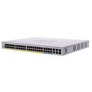 Cisco Systems CBS350 Gere L3 Gigabit Ethernet (10/100/1000) Connexion Ethernet, supportant l'alimentation via ce port (PoE) 1U Noir, Gris