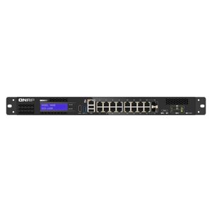 QNAP QGD-1600 Gere Gigabit Ethernet (10/100/1000) 1U Noir, Gris