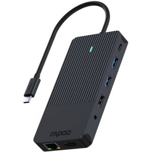 RAPOO Hub USB-C 12en1 USB-A USB-C HDMI SD MICROSD ETHERNET